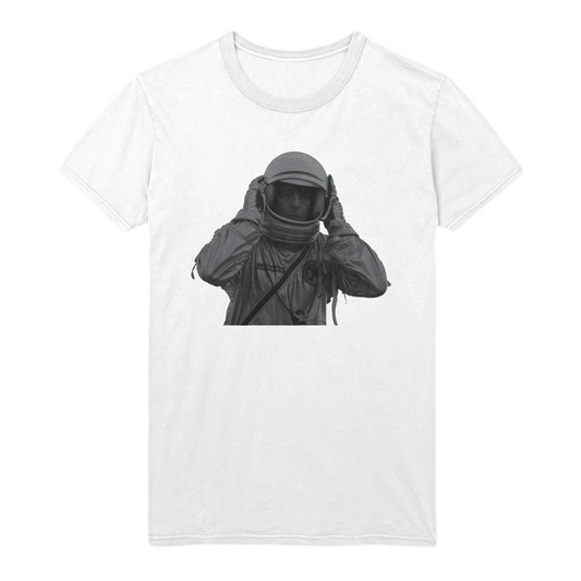 Spaceman Portrait White Tee